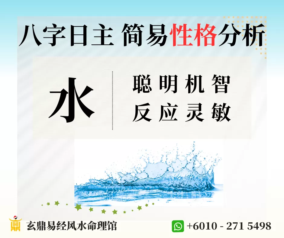 Eight characters: Characteristics of the five elements water 16 7